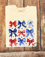 4th of July Coquette Short Sleeve Tee