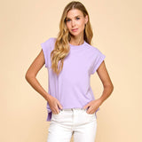 Short Sleeve Solid Top