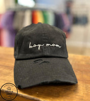 Boy Mom Unstructured Distressed Ladies Cap