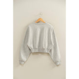 Everyday Long Sleeve Cropped Sweatshirt