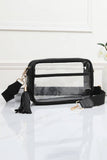 Clear PU Cross Body Camera Bag