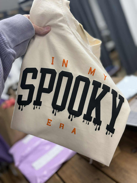 In My Spooky Era Puff Comfort Colors Tee