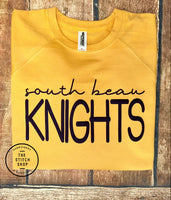 South Beau Knights Lightweight Loopback Terry Crewneck Sweatshirt