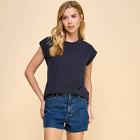 Short Sleeve Solid Top