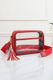 Clear PU Cross Body Camera Bag