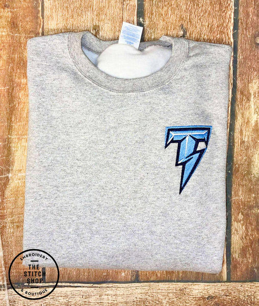 Thunder Baseball Embroidered Sweatshirt