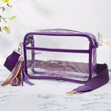 Clear PU Cross Body Camera Bag