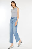OPEN PACK HIGH RISE SLIM WIDE LEG