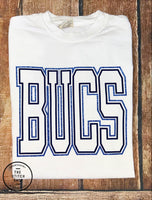 Barbe Bucs Glitter Puff Comfort Color Shirt