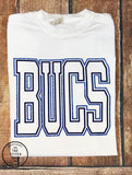 Barbe Bucs Glitter Puff Comfort Color Shirt