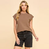 Short Sleeve Solid Top