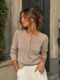 Modern Fine Knit Cardigan