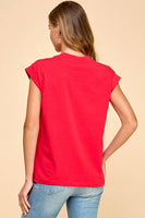 Short Sleeve Solid Top