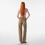 Mid Rise Wide Leg Full Jeans