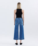HIGH RISE CROP UTILITY WIDE LEG JEANS LV1666
