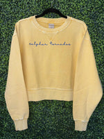 Pre-Order chicka-d Brand Crop Corded Embroidered Pullovers