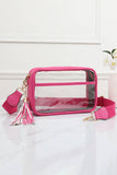 Clear PU Cross Body Camera Bag