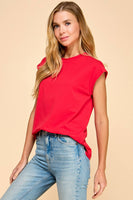 Short Sleeve Solid Top