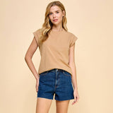 Short Sleeve Solid Top