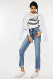 OPEN PACK HIGH RISE SLIM STRAIGHT JENAS