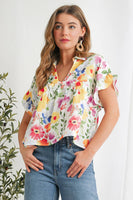 Grace Floral Print Fashion Blouse | S-XL