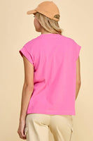 Short Sleeve Solid Top