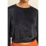 Banded Waist Sweatshirt