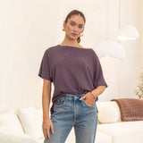 Solid Ribbed Basic Top