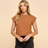 Short Sleeve Solid Top