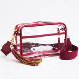 Clear PU Cross Body Camera Bag