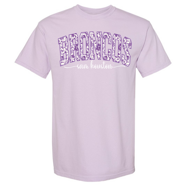 Sam Houston Broncos Floral Printed Tee