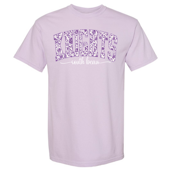 South Beau Knights Floral Printed Tee