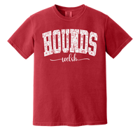 Welsh Hounds Floral Comfort Colors Printed Tee