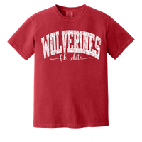 F. K. White Wolverines Floral Comfort Colors Printed Tee