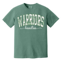 Hamilton Warriors Floral Comfort Colors Printed Tee