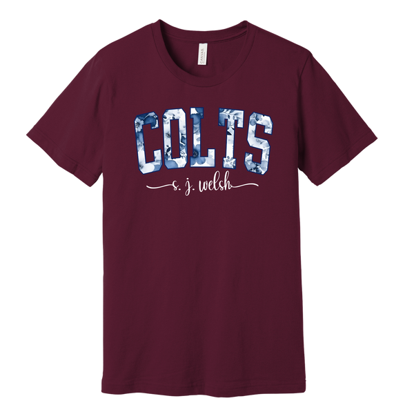 SJ Welsh Floral Bella Canvas Tee