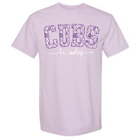 T.S. Cooley Cubs Floral Comfort Colors Printed Tee