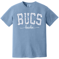 Barbe Bucs Floral Comfort Colors Printed Tee