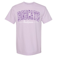 Kaufman Bobcats Floral Comfort Colors Printed Tee