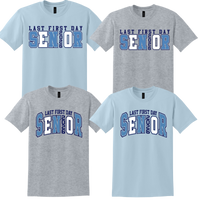 Blue and Navy Last First Day Senior Tee