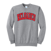 Reloaded Distressed Port and Company Sweatshirt