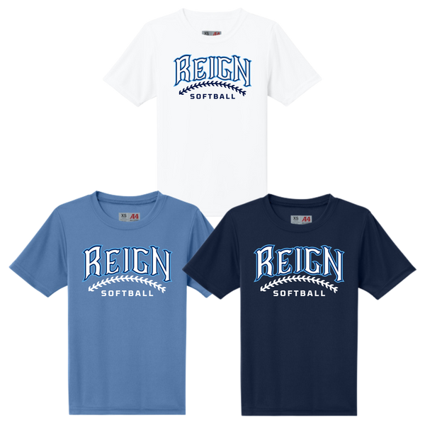 Reign Softball Laces Short Sleeve and Long Sleeve Dri-Fit Shirt