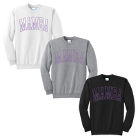 Mamba Purple Metallic Puff Port and Company Sweatshirt