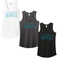 Mamba Teal Puff Ladies Fit Racerback Tank