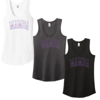 Mamba Purple Metallic Puff Ladies Fit Racerback Tank