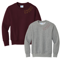Eagles Collar Embroidered Sweatshirt
