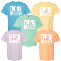 Tacos and Margs Cinco De Mayo Comfort Colors Tee