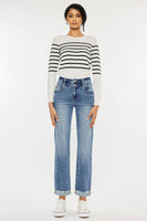 OPEN PACK HIGH RISE SLIM STRAIGHT JENAS