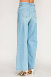 HIGH RISE TROUSER DETAIL COMFORT WIDE LEG