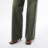 Mid Rise Wide Leg Full Jeans